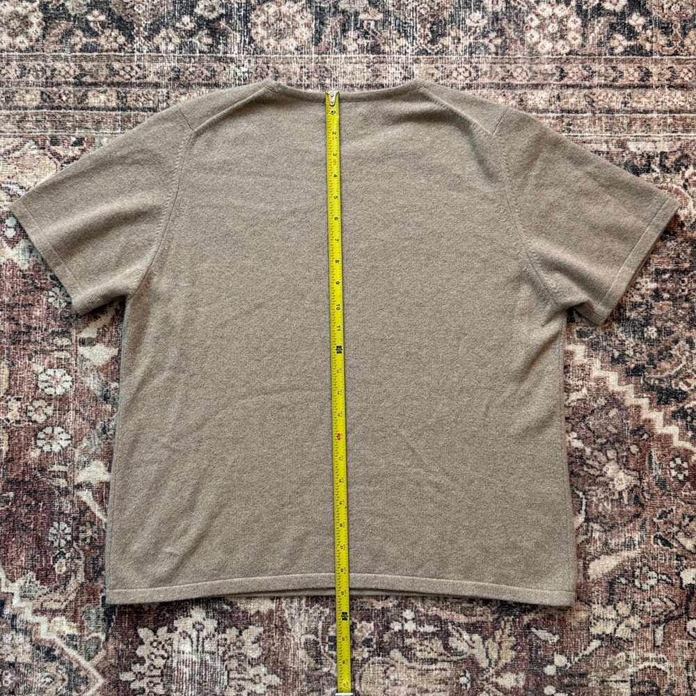 Charter Club 2-Ply Cashmere Short Sleeve Sweater - Picture 7 of 7